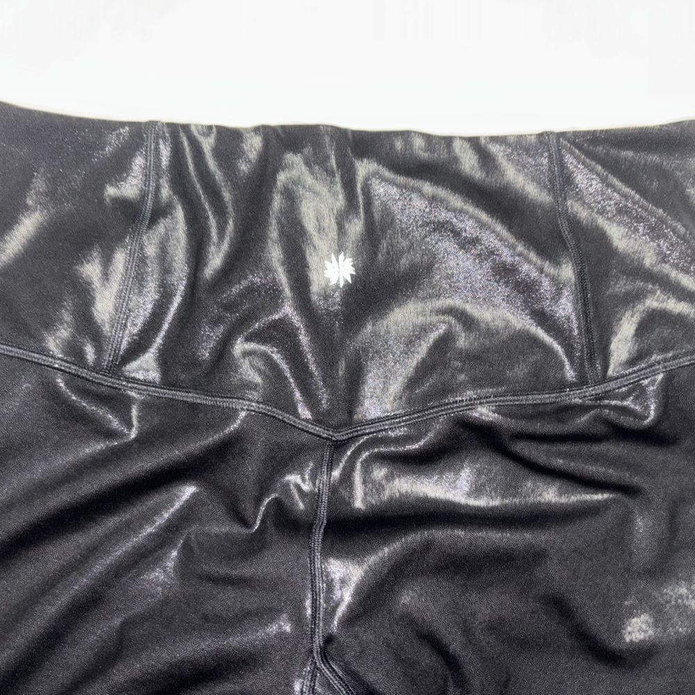 Athleta Elation Ultra High Rise Shine Legging 1X Black Shine - Picture 6 of 6